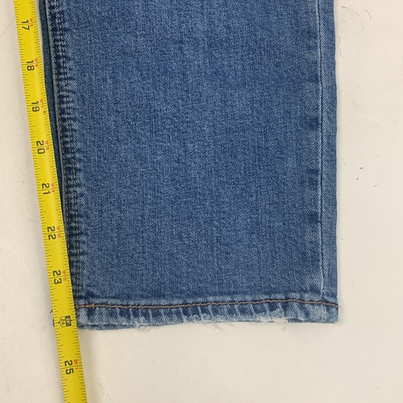 Silver Jeans Avery Slim Crop Size 31 Stretch Medium wash denim distressed NWOT - Picture 13 of 14